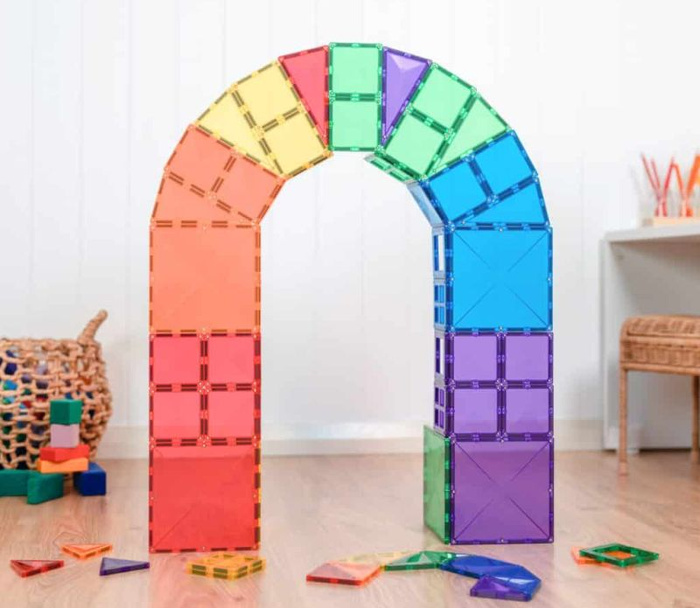 Klocki magnetyczne Connetix Rainbow Starter Pack 60 el.