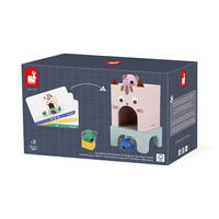 Układanka Orientacja w przestrzeni Kot i mysz Janod