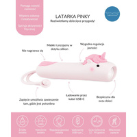 Latarka Jednorożec Pinky Rabbit & Friends