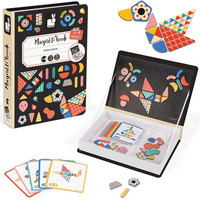   Magnetyczna układanka Kształty Magnetibook kolekcja 2018, Janod