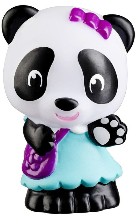 Zestaw 4 figurek rodzina misiów panda Klorofil