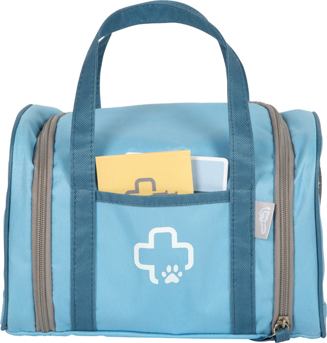 Pluszowy królik z torbą weterynarza i akcesoriami Small Foot