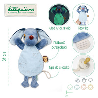 Przytulanka dla niemowlaka Pacynka Piesek Jules 2w1 Lilliputiens