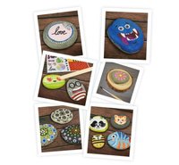 Zestaw małego artysty do malowania kamyków Buki