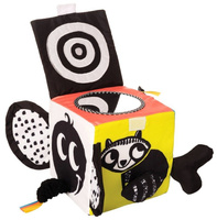 Miękka kostka edukacyjna Świat zwierząt Wimmer Ferguson Manhattan Toy