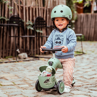 Jeździk i hulajnoga 2 w 1 zamykany schowek zielona linia Highwaykick 1 Lifestyle Scoot & Ride