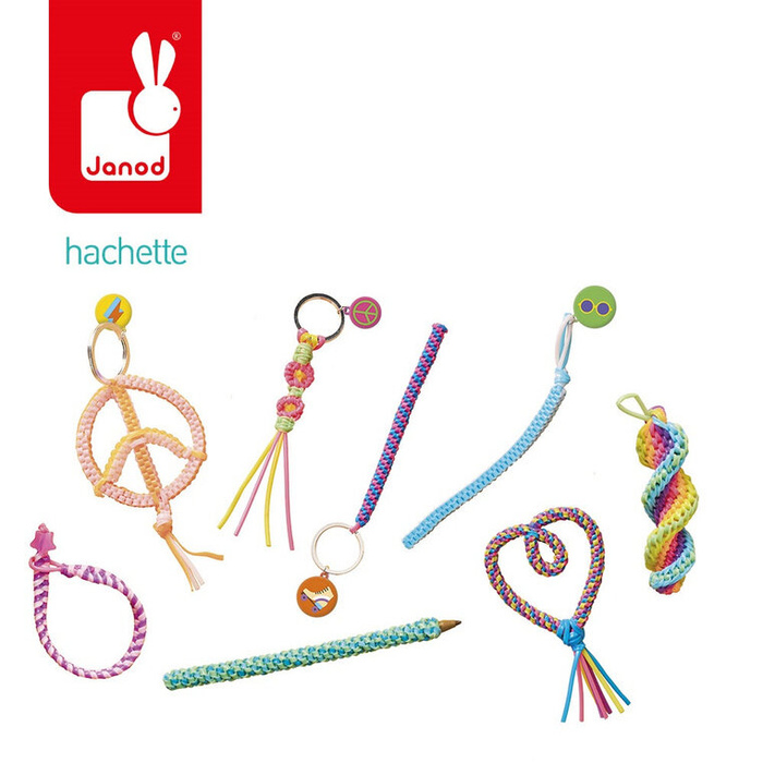 Ozdoby z żyłek filofun Scoubidou Janod