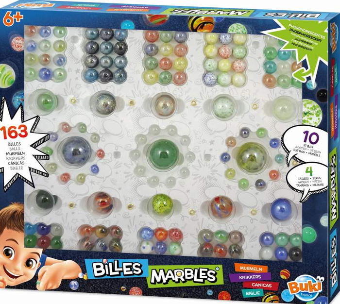 Szklane kulki - 163 szt. PM855 Buki