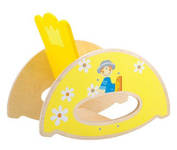 Drewniany fotel bujany. Para książęca, Sevi