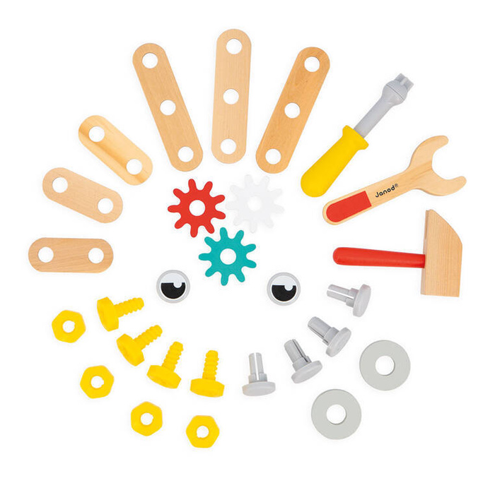 Skrzynka z narzędziami dla dzieci Robot Brico Kids Janod