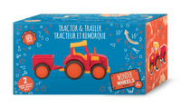 Traktor z przyczepką dla dzieci Wonder Wheels Battat