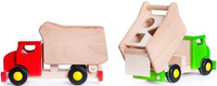 Drewniany samochód, sorter. Wywrotka, Bajo