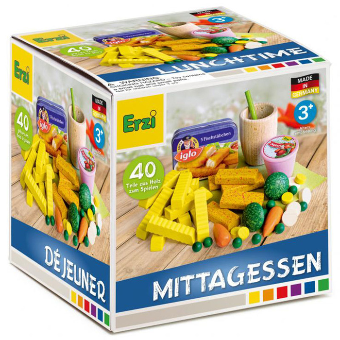 Drewniany zestaw do zabawy w kuchnię Lunch Erzi