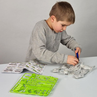 Pompowana wyrzutnia pneumatyczna na rękę z rzutkami Blaster Buki