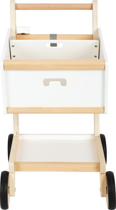 Biały wózek do zabaw w sklep dla dzieci Small Foot