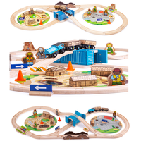 Kolejka drewniana Ósemka Zestaw konstrukcyjny Bigjigs Rail