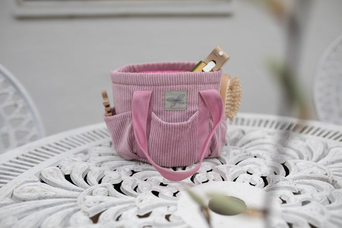 Torba na akcesoria do Hobby Horse Astrup sztruksowa różowa