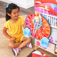 Domek dla lalek 2w1 diabelski młyn Fun Beach House KidKraft