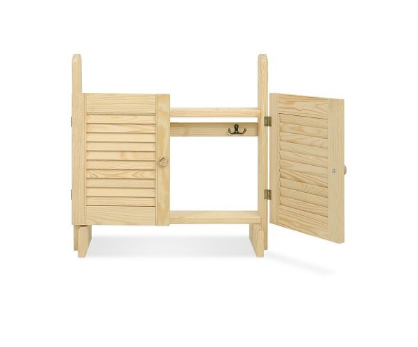 Drewniana Stajnia dla koni na kiju i miejscem na akcesoria Super Hobby Horse