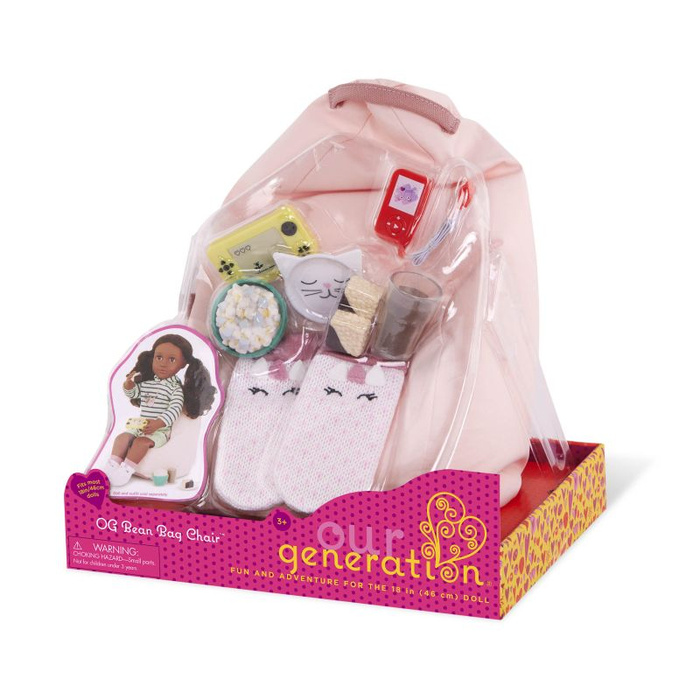 Siedzisko dla lalek pufa sako Bean Bag Chair Our Generation