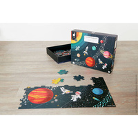 Puzzle edukacyjne Układ słoneczny 100 elementów 5+, Janod
