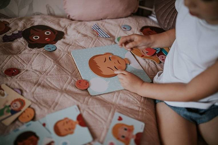 Magnetyczna układanka Emocje, Janod