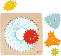 Drewniany spirograf Goki