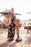 SCOOTANDRIDE Highwaykick 3 LED Hulajnoga składana ze świecącymi kółkami 3+ Rose