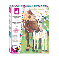 Zestaw kreatywny dla dzieci Malowanie po numerach Konie Janod