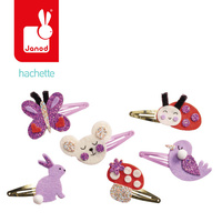 Brokatowe spinki do włosów Ogród Zestaw Kreatywny Janod