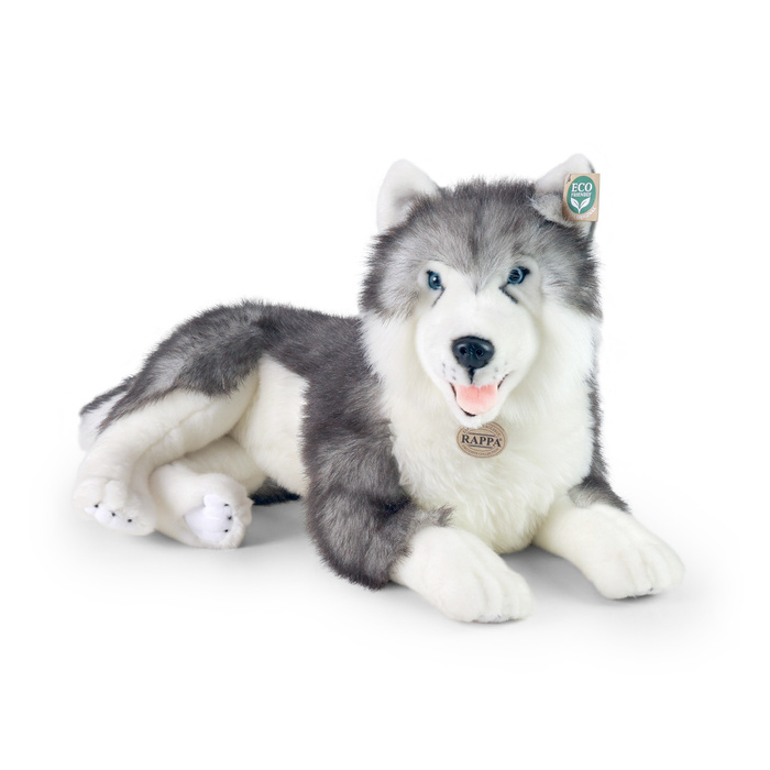 Pluszak ekologiczny Pies Husky 60 cm dla dzieci Rappa
