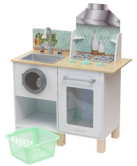 Kuchnia drewniana dla dzieci Whisk & Wash z pralnią KidKraft