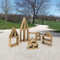 Duże klocki konstrukcyjne 2w1 do zabawy na świeżym powietrzu Erzi 