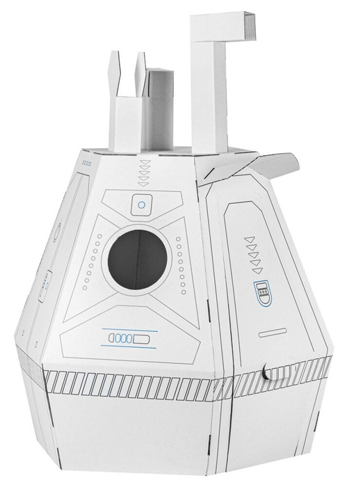 Kartonowy domek dla dzieci Kapsuła Ratunkowa Tektorado