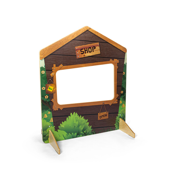 Drewniana scenka do odgrywania ról Zabawa w sklep Erzi