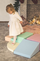 Zestaw do zabawy pastelowy Soft Play Corner Climber IGLU