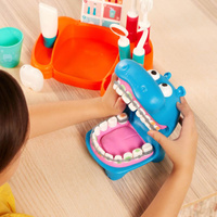 Zabawka interaktywna Hipodonta zestaw do nauki higieny jamy ustnej Battat