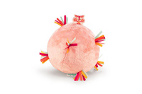 Pluszowa piłka sensoryczna z pozytywką wielofunkcyjna Sarenka Stella Lilliputiens