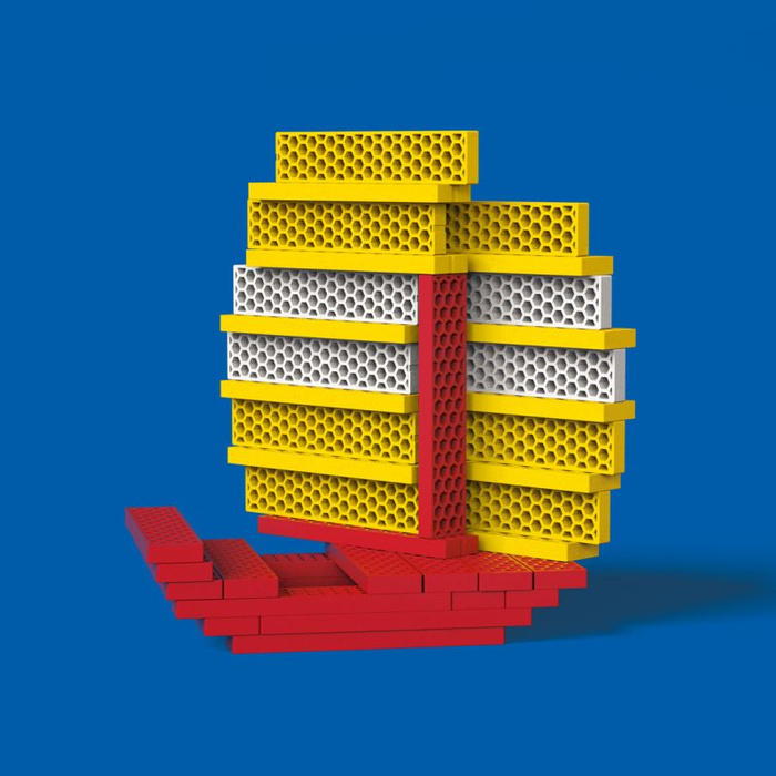 Klocki dla dzieci Start Box Bioblo 70 elementów