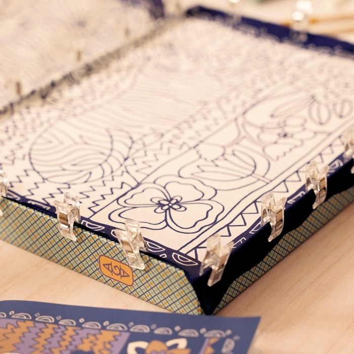 Zestaw artystyczny Malowanie na jedwabiu AGA Atelier 10 Djeco