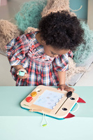 Drewniana tablica znikopis Wilk Louis Lilliputiens