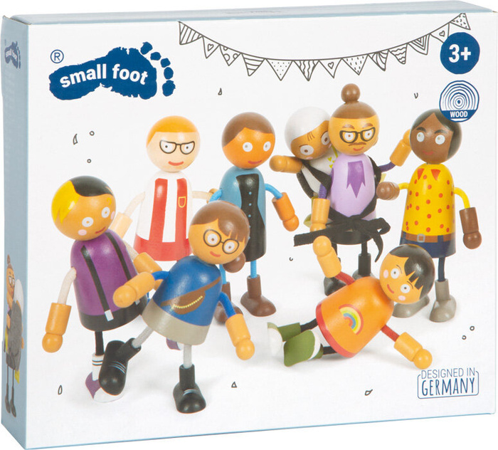 Ruchome lalki Rodzina z dzieckiem Small Foot