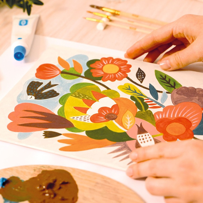 Djeco Atelier Grands Augustins Zestaw artystyczny dla dorosłych Mieszanie kolorów Atelier 23