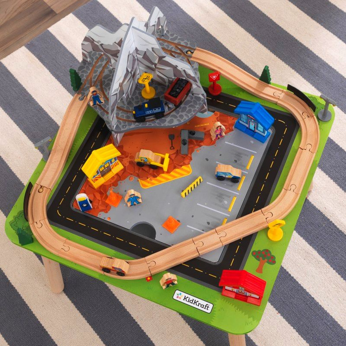 Drewniana kolejka górska dla dzieci na stoliku Rocky Mountain KidKraft
