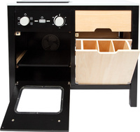 Drewniana kuchnia z wyspą kuchenną do zabawy dla dzieci Small Foot