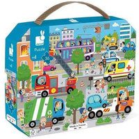 Puzzle w walizce Miasto 36 el. Janod