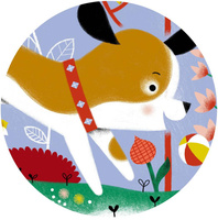 Puzzle tekturowe Szczeniaczek 24 el Djeco