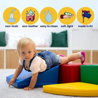 Zestaw do zabawy wielokolorowy Soft Play Little Crawler IGLU