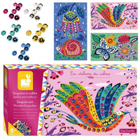 Zestaw kreatywny Urokliwe cekiny Cudowny ogród +5 Janod