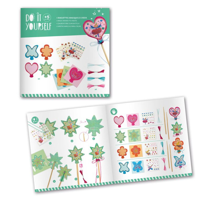 Czarodziejskie różdżki Zrób to sam Djeco